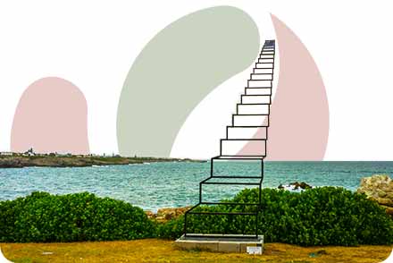 Illusory staircase to heaven